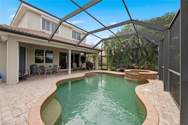 View from outside corner looking back at pool/home