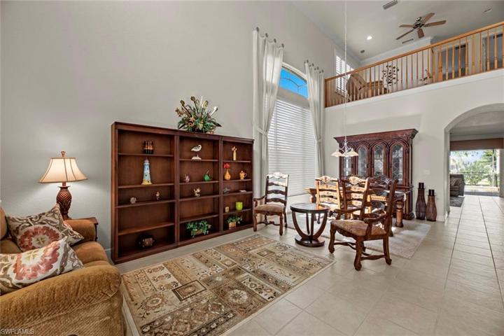 View of living/dining area from foyer
