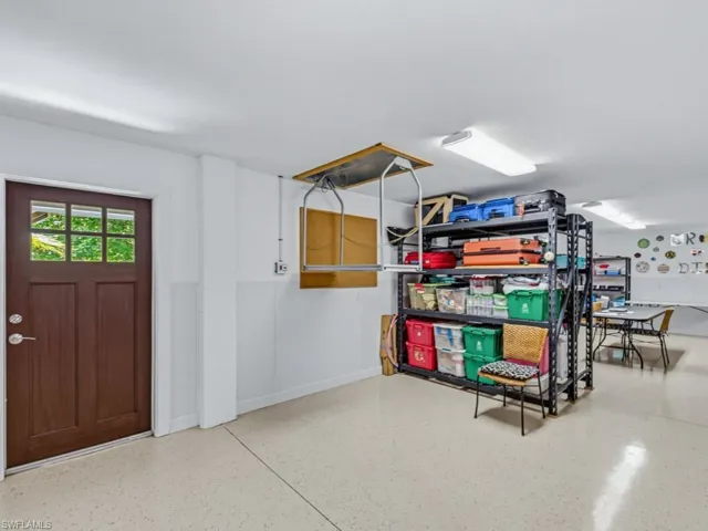 Dumbwaiter in the garage