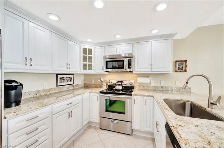 Fully stocked kitchen