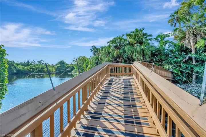 Pedestrian Bridge to Pelican Bay amenities