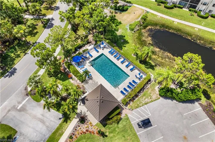 Drone / aerial view  pool