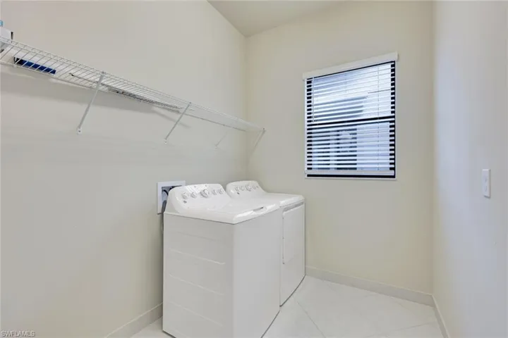 1st Floor Laundry room with washer and dryer