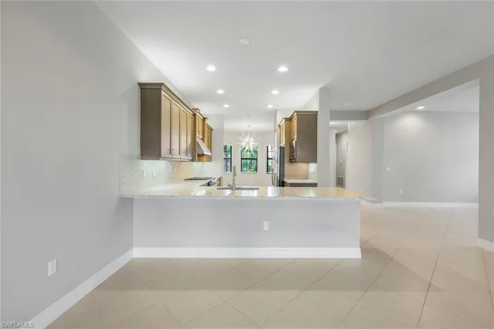 Alternate view kitchen bar seating