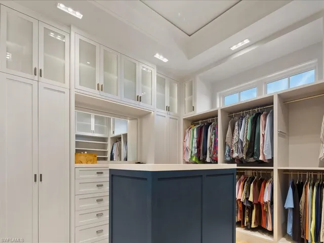 View of spacious closet