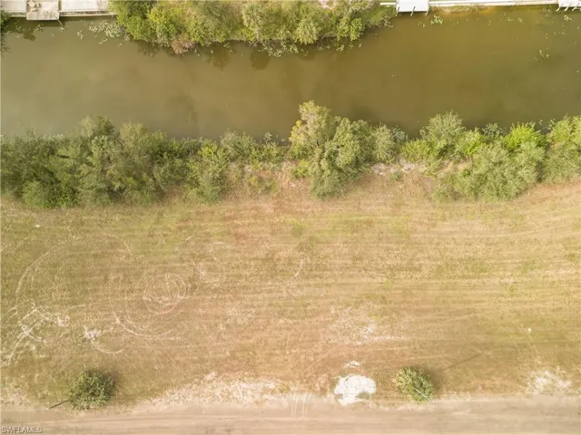 Bird's eye view of the lot
