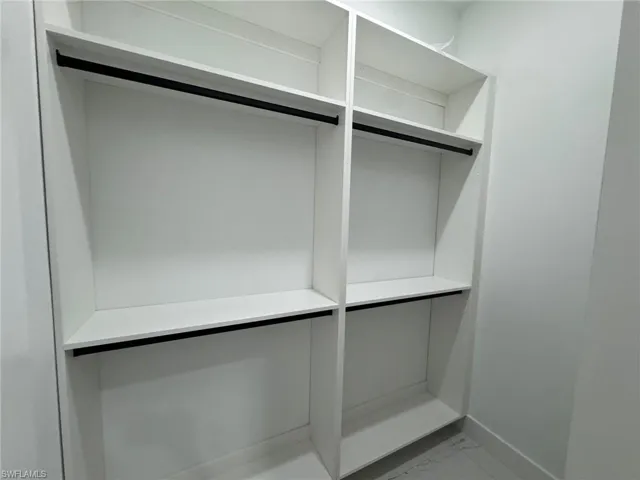 View of spacious closet