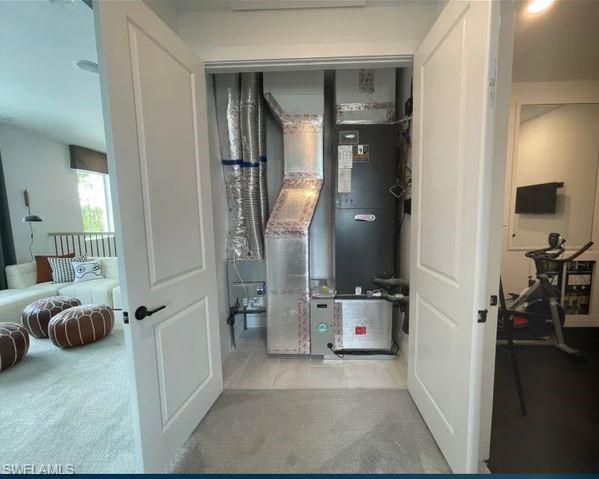 Mechanical closet feat. Broan Virtuo AI ventilation system
