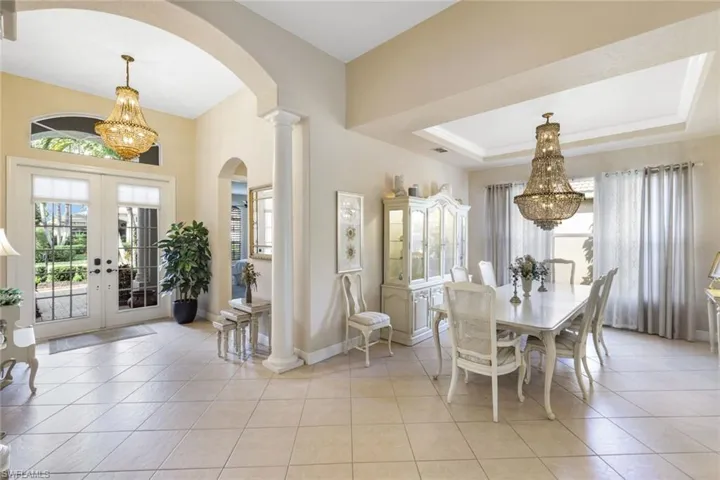 Large dining area