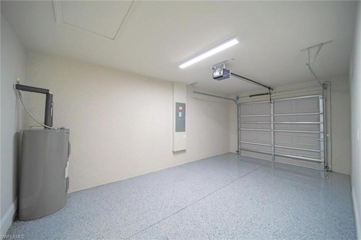 The Garage Has An Epoxy Coating On The Floor!