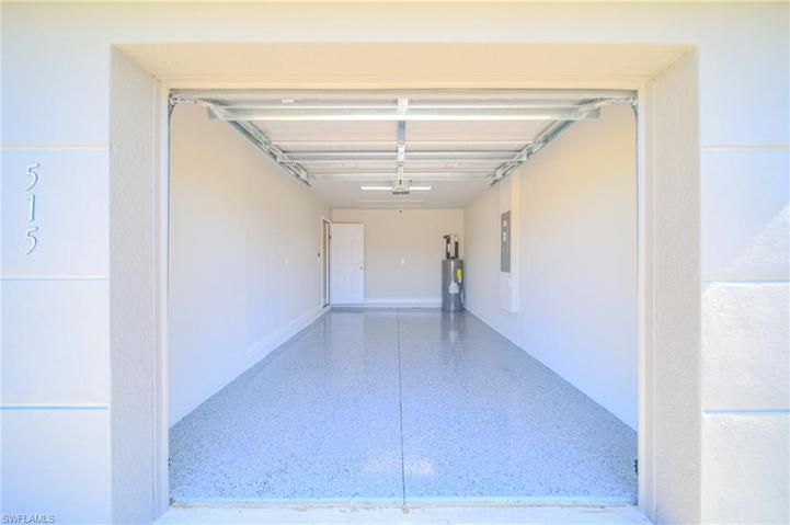 The Garage Has An Epoxy Coating On The Floor!