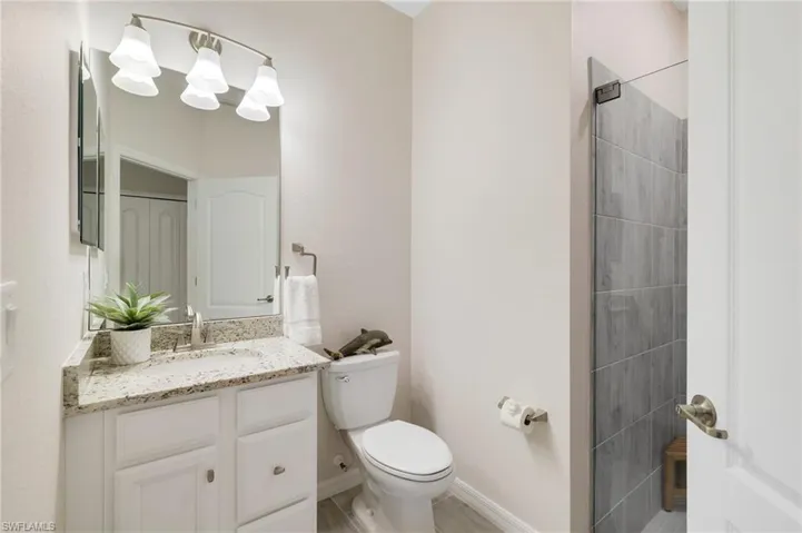 Ensuite guest bathroom