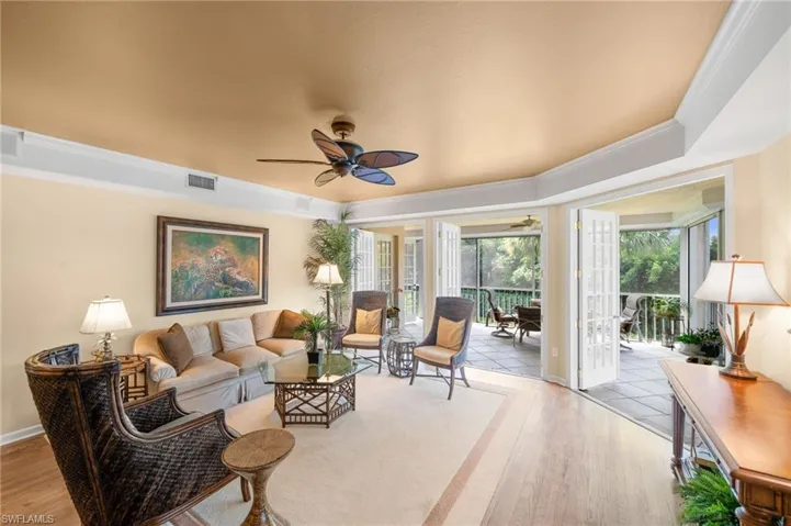 Formal Living Room with French Doors