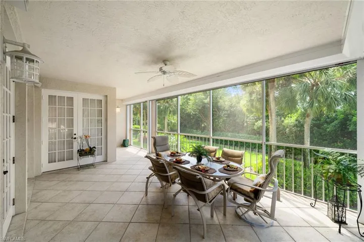 Lanai with French Doors