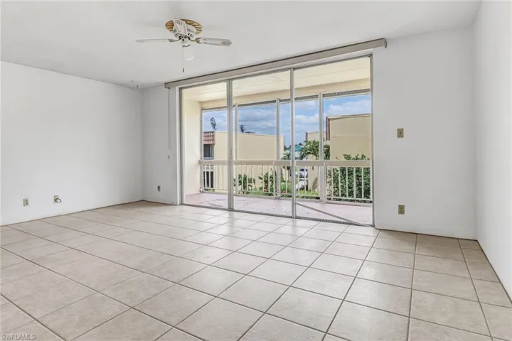 First bedroom with private balcony