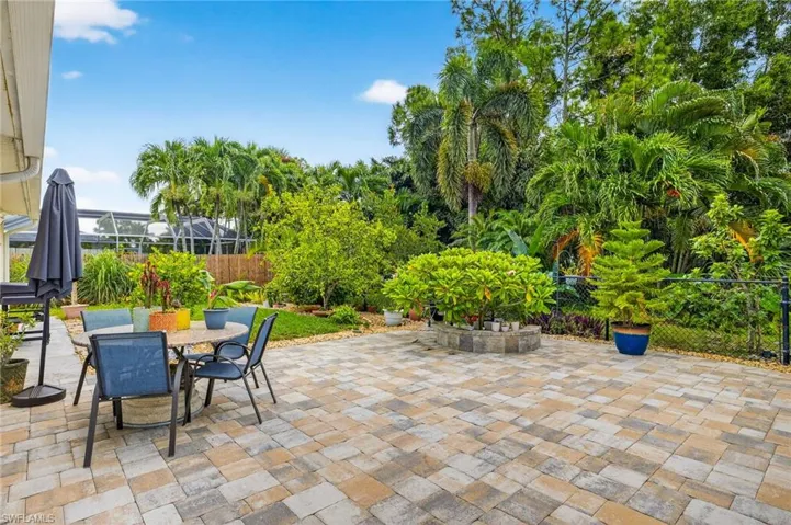 Expansive Paved Patio