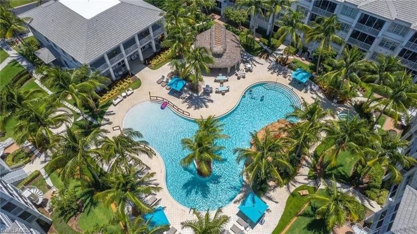 Drone View of Pool