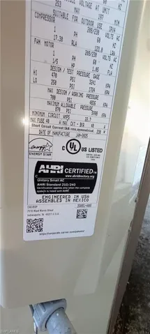 Air conditioner - see manufacture date 2023