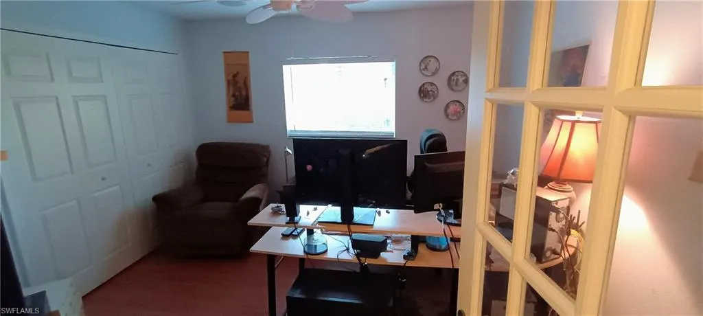 Bedroom used as ofc/dan is