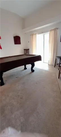 Game room featuring billiards