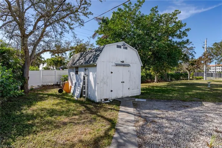 Outdoor shed