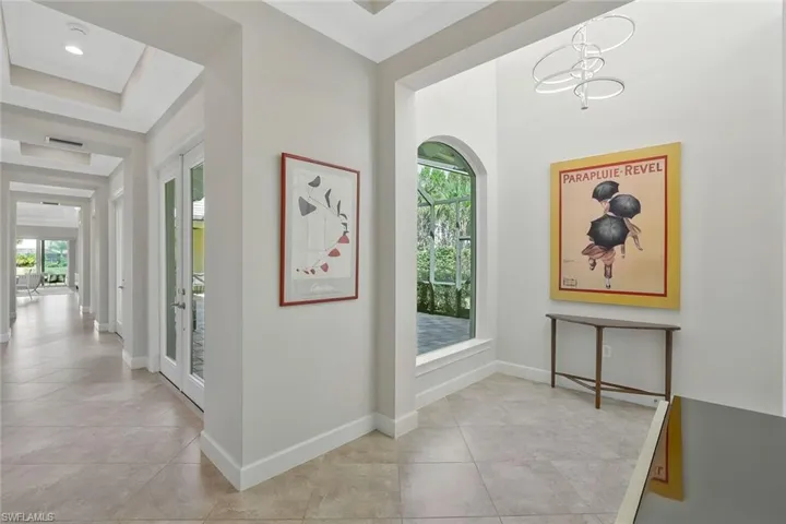 Walls for Your Art and a Gallary of windows and doors open to the Outdoors
