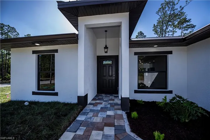 View of exterior entry