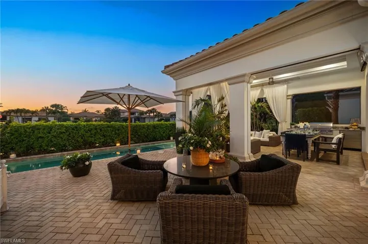 Perhaps cocktails outside before dinner?