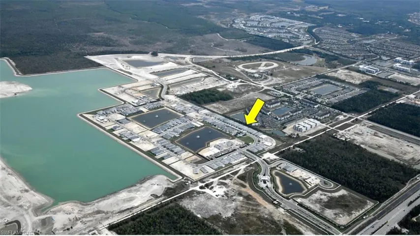 Aerial view of home