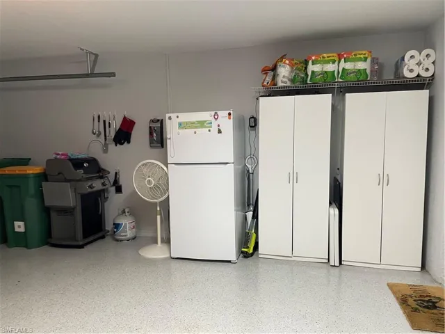 Cabinets and Refrigerator stay