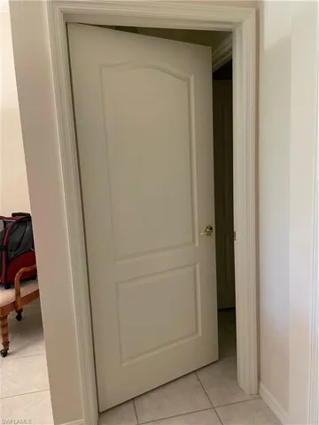 Entrance to guest bedroom and bathroom
