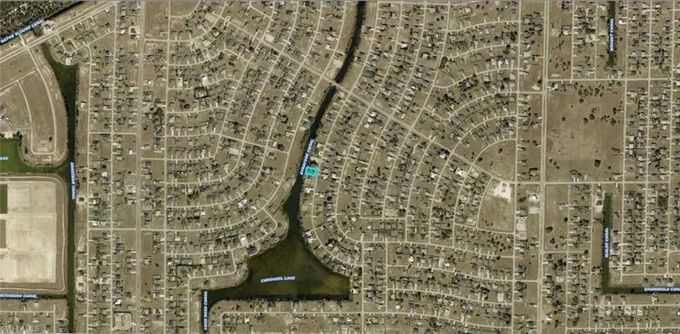 Aerial Map. Displaying the property's location and surrounding geographical features