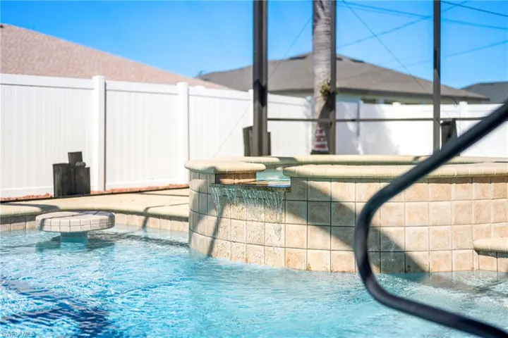 View of pool
