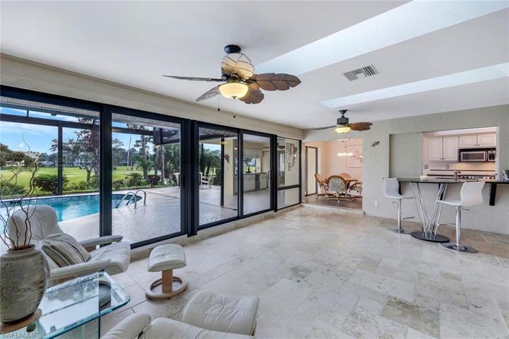 Travertine Tiled, A/C, Hurricane Rated Sliders, Skylights, GREAT Morning Spot!