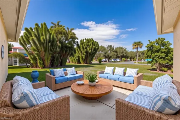 View of patio / terrace with an outdoor hangout area