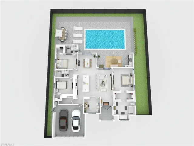 View of room layout