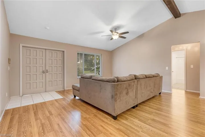 Living room & foyer