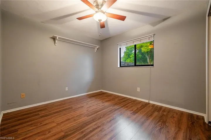 Third bedroom with laminate flooring