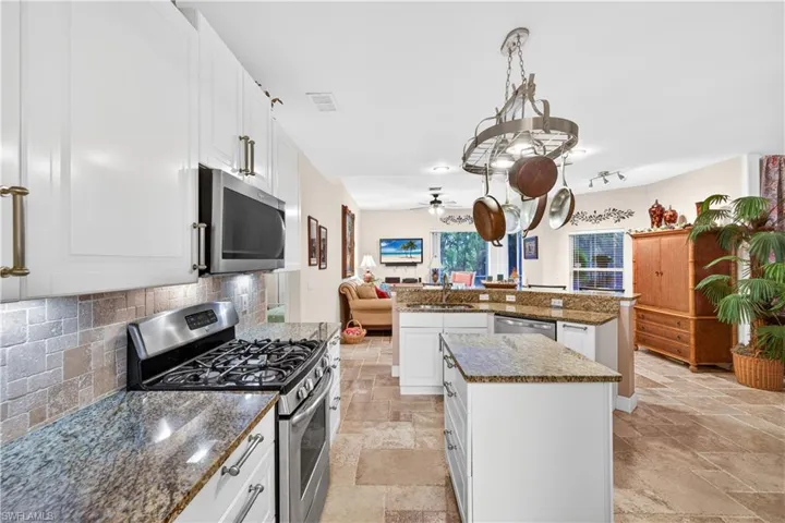 Kitchen showing gas stove (annual costs about $175)