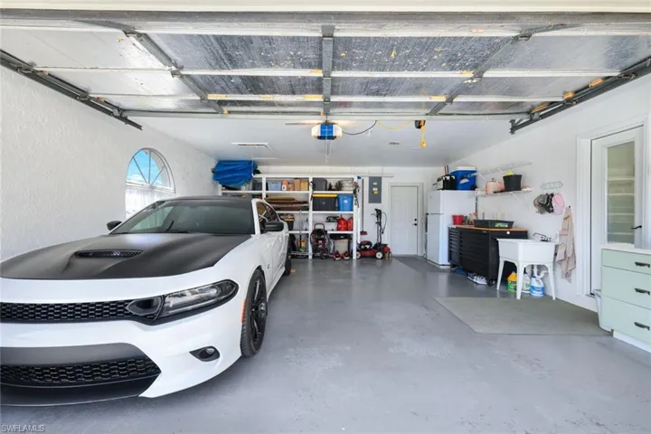 Two car garage