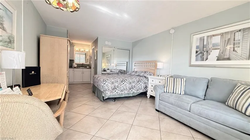 patterned flooring, and ensuite bath