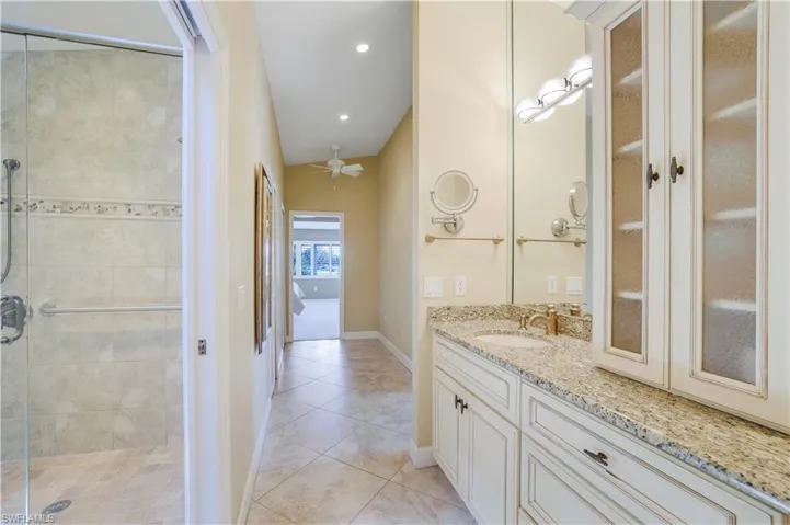 Suite Hallway to Bedroom- Room for Desk, Vanity, Additional Cabinetry, Walk In Closet Room with Closet System (not shown)