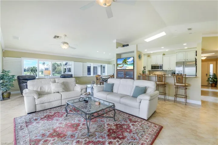 Being Sold Furnished- Large Tile Floor, Volume Ceilings