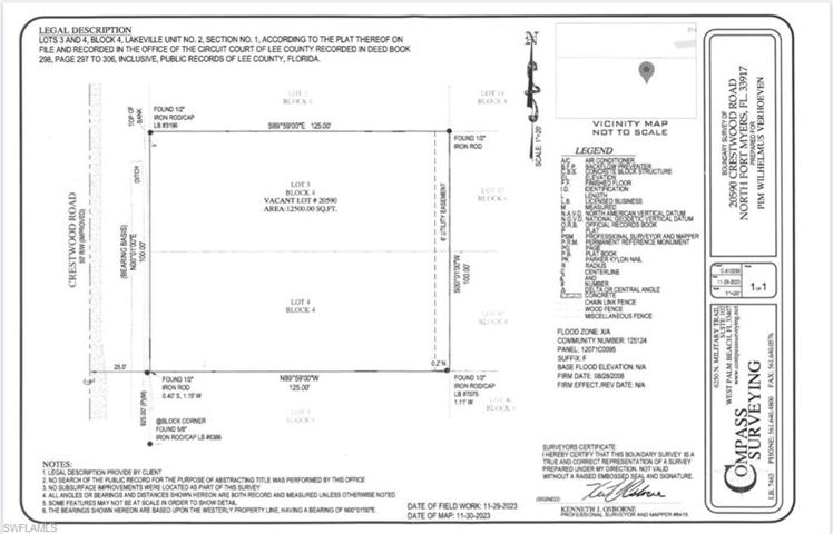 20590  Crestwood  RD, North Fort Myers, FL 33917