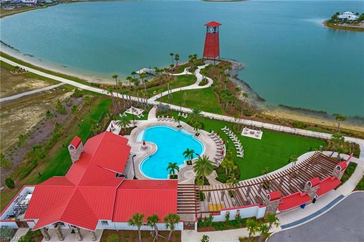 Amenity Center is down the street to the left..spectacular pool plus cabanas with outdoor kitchens can be rented