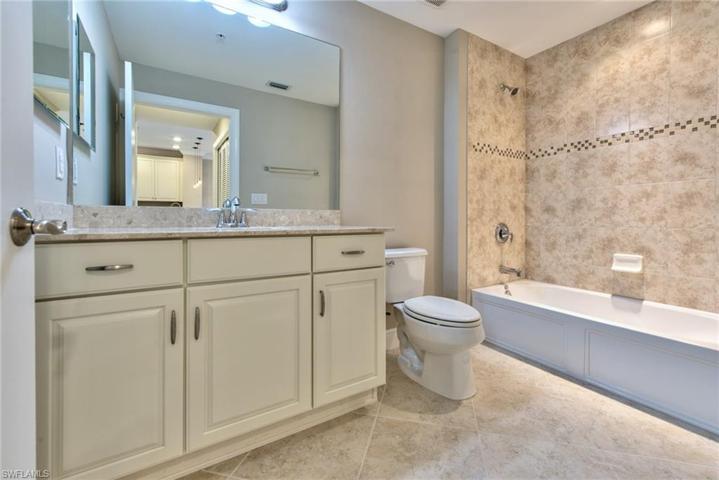 Guest bathroom with quartz countertops