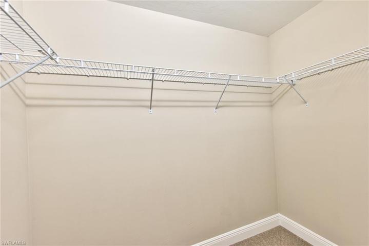 Large primary bedroom closet