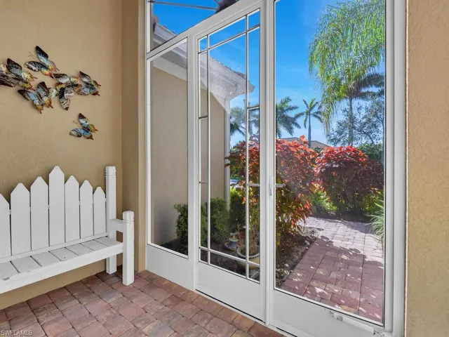 Screened entrance