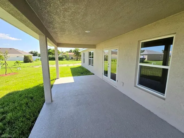 View of patio