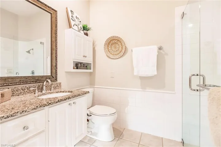 His side of the bathroom.